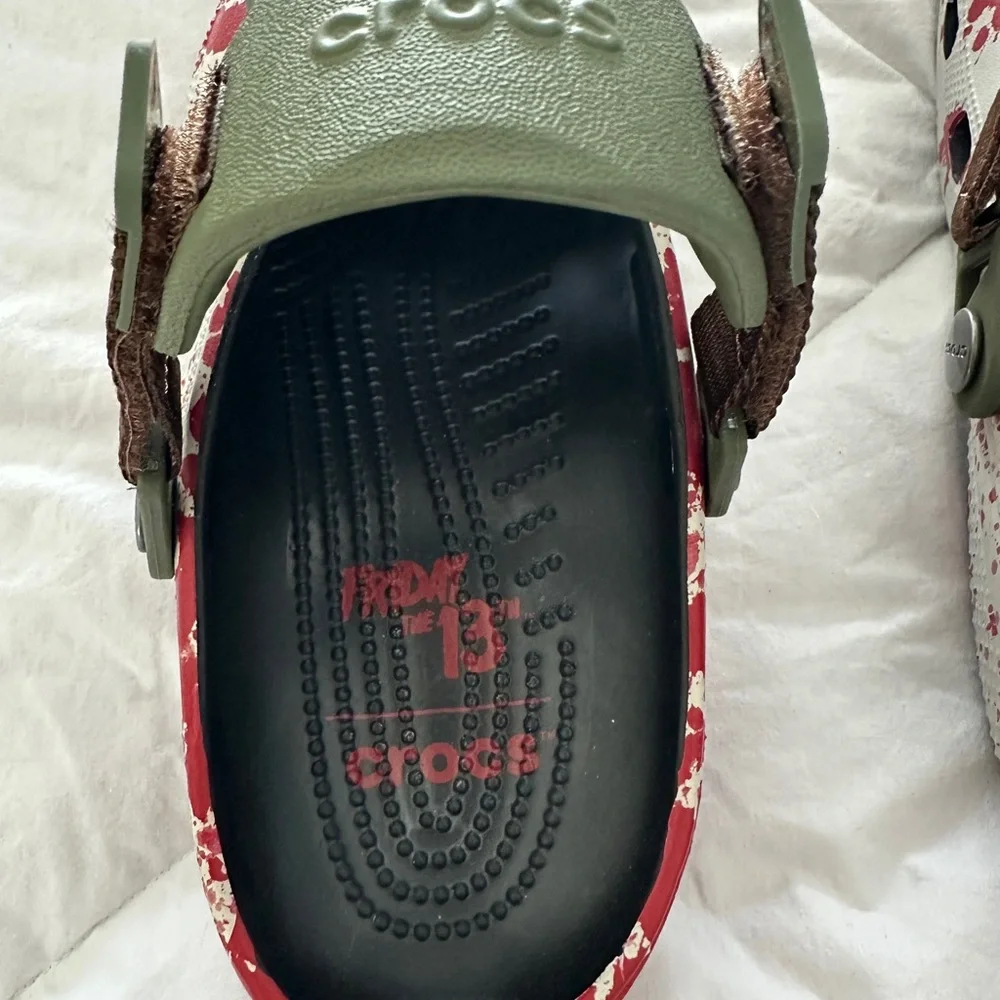 Friday the 13th Crocs- Men’s 8 / Women’s 10 NWOT - Picture 2 of 6